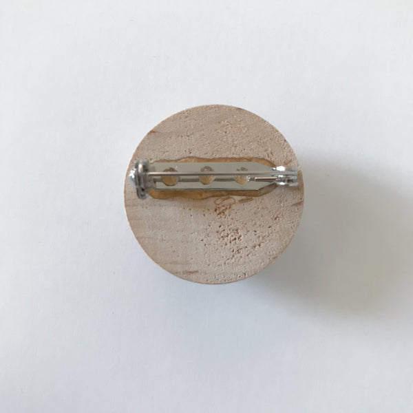 Circle Brooch: COMMUNITY GARDEN