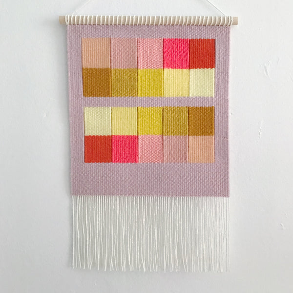 Flat Gradient: Mauve, Pink and Yellow