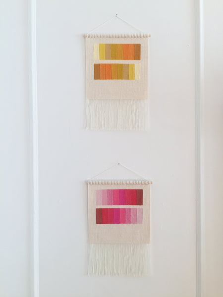 Flat Gradient Study: Pink-Red