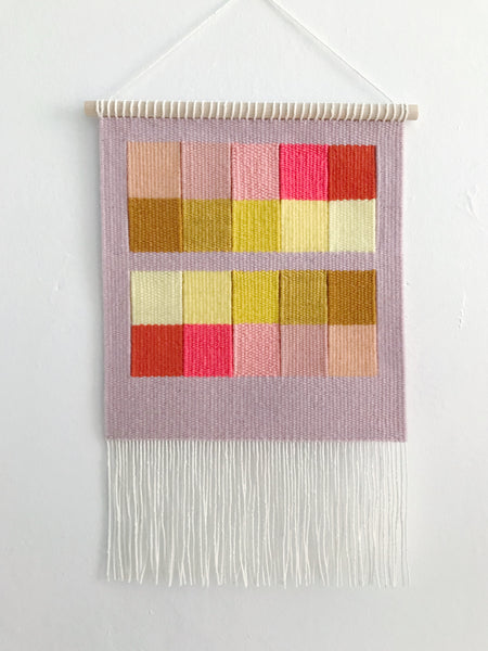 Flat Gradient: Mauve, Pink and Yellow
