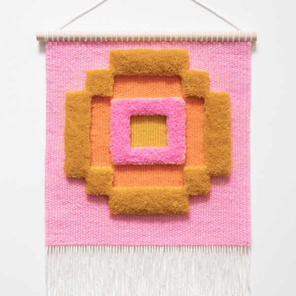 MAZE: pink & yellow