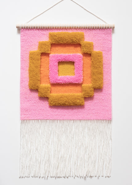 MAZE: pink & yellow