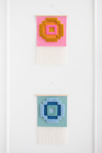MAZE: pink & yellow