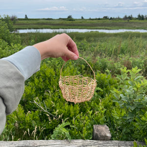 Paper-Wrapped Wire Basket