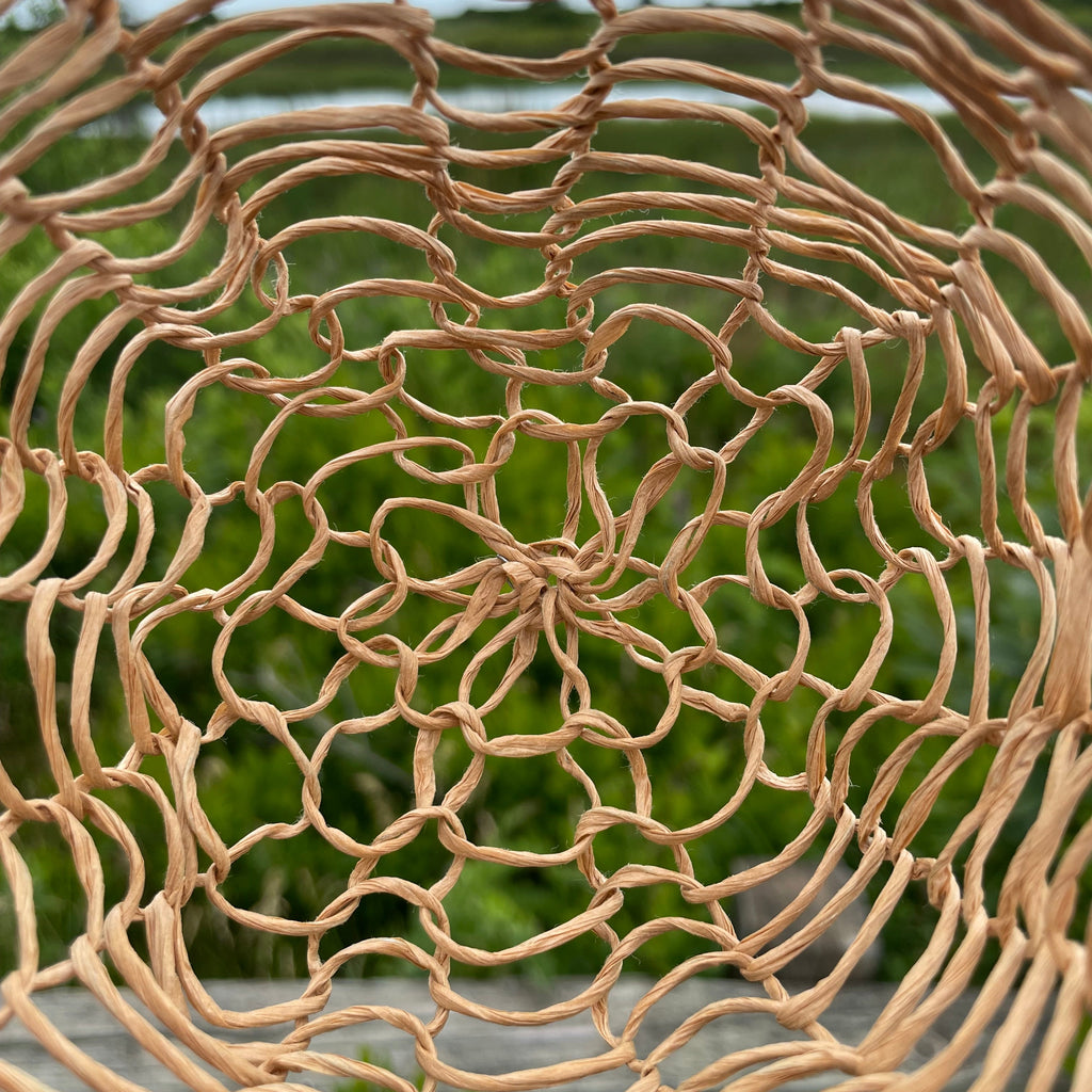 Paper-Wrapped Wire Basket