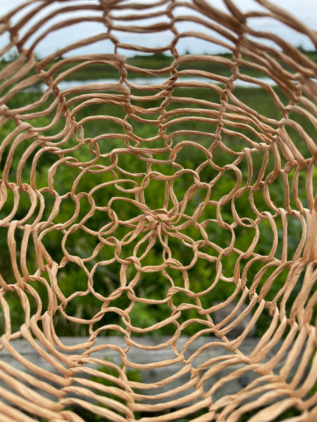 Paper-Wrapped Wire Basket