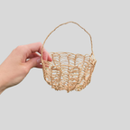 Paper-Wrapped Wire Basket