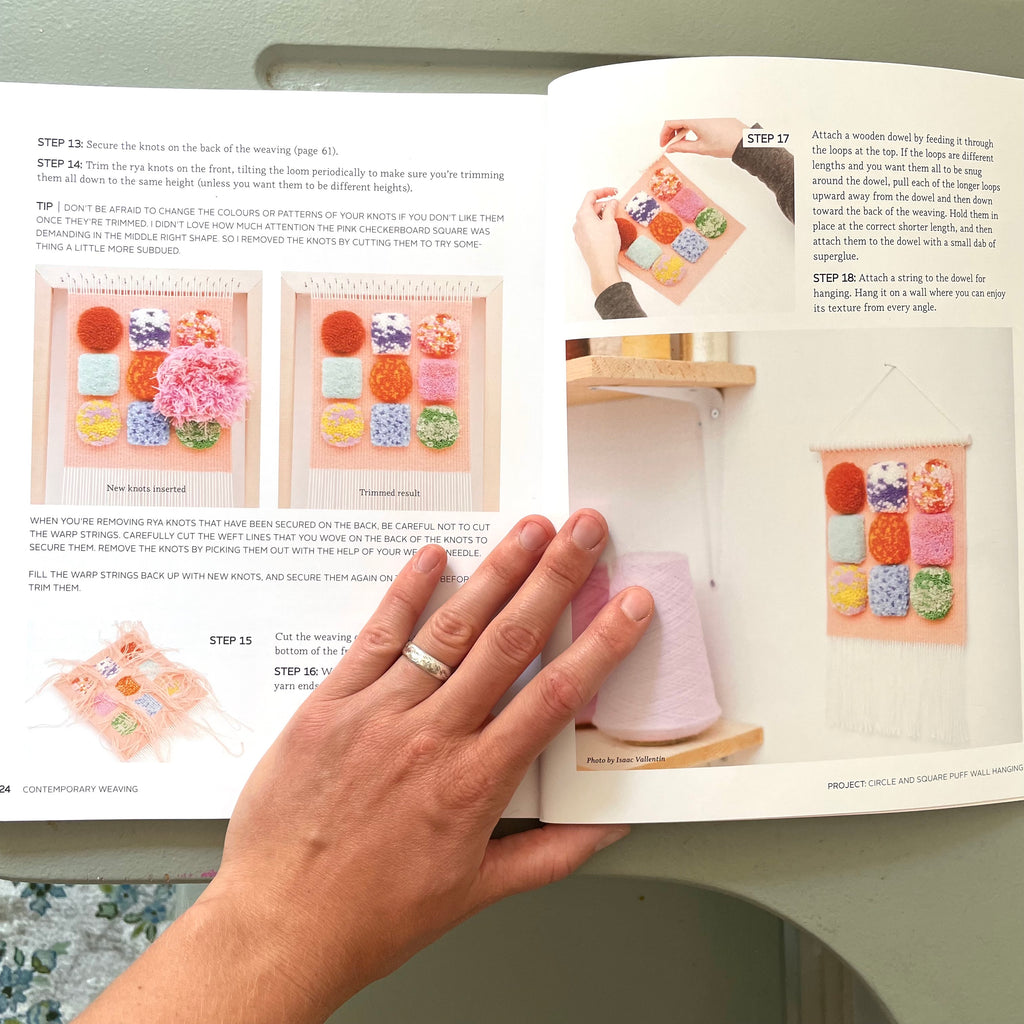 Peach Circle Puff