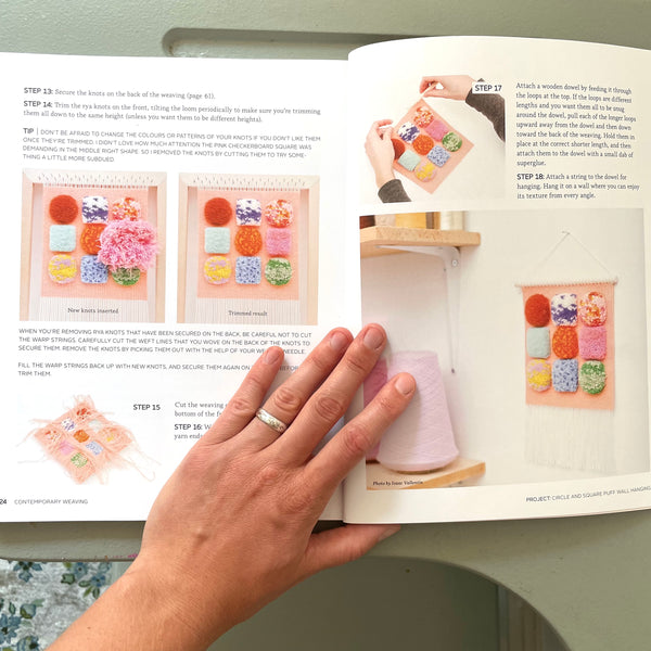 Peach Circle Puff