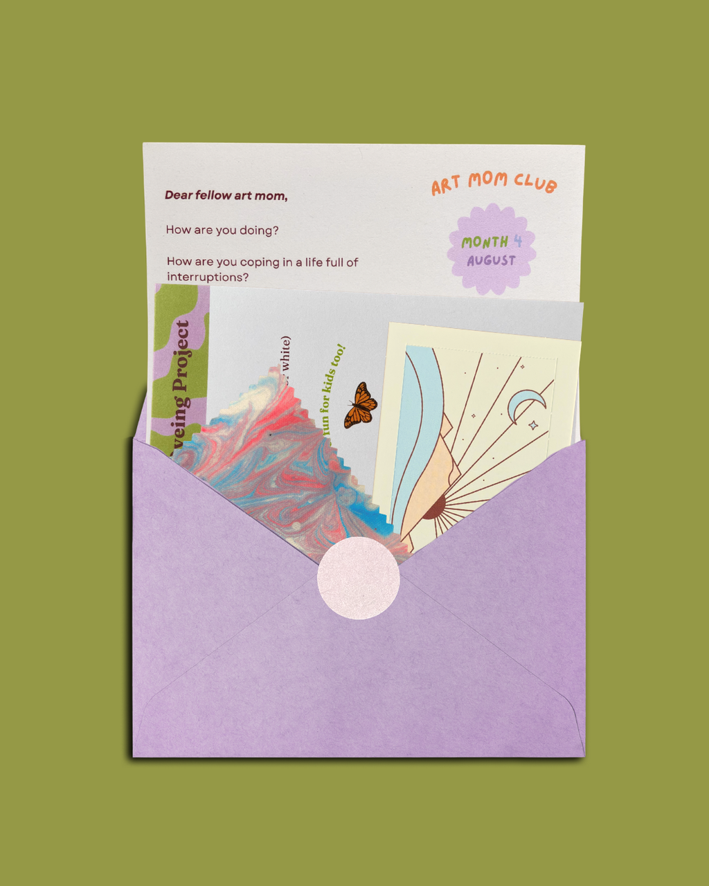 Art Mom Club: Snail Mail Subscription