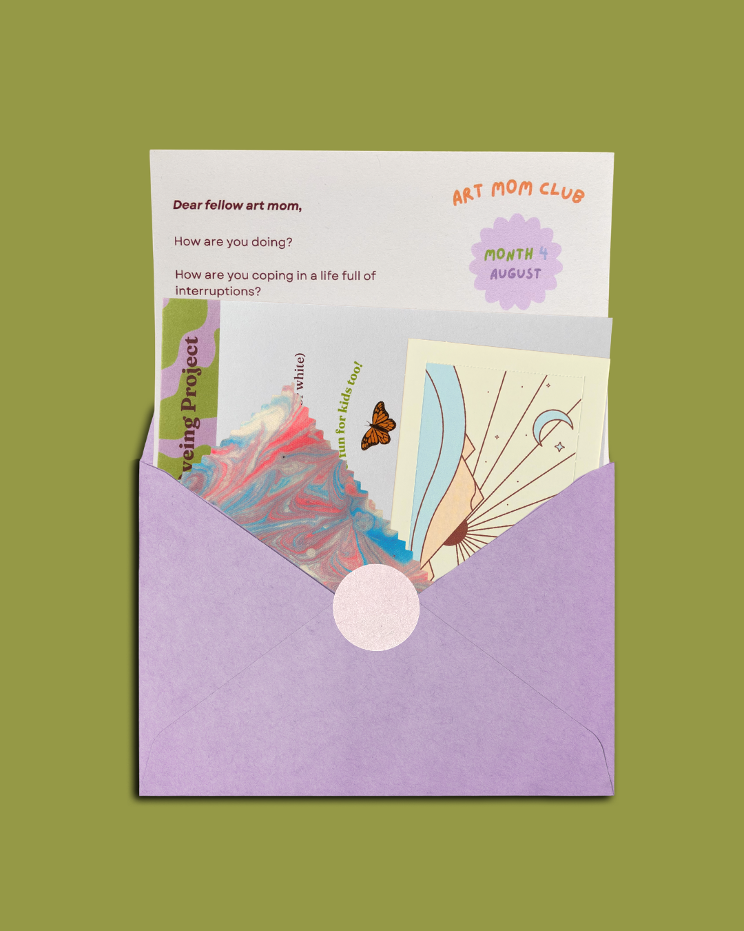 Art Mom Club: Snail Mail Subscription