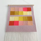 Flat Gradient: Mauve, Pink and Yellow
