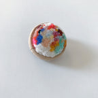 Circle Brooch: COMMUNITY GARDEN