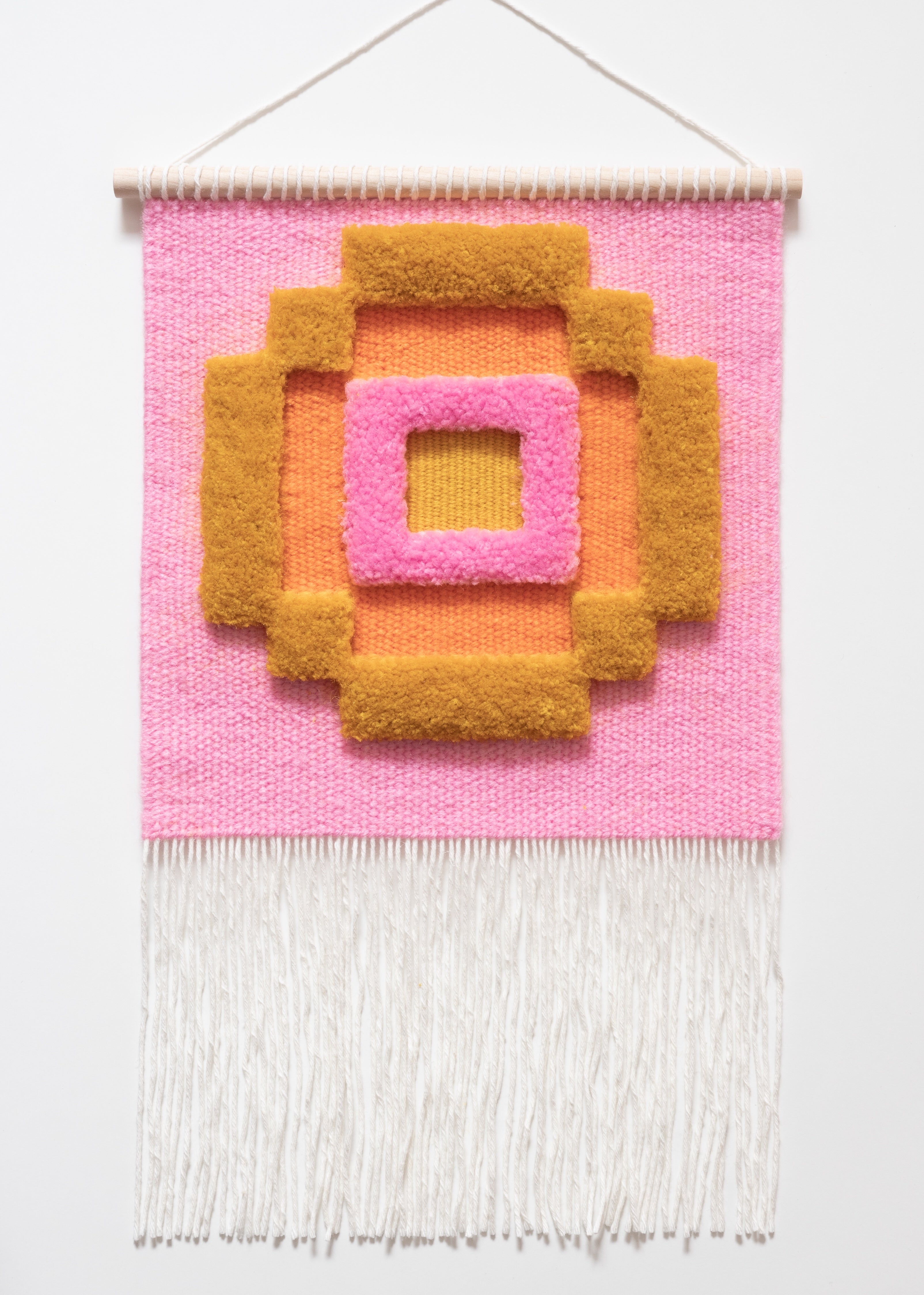 MAZE: pink & yellow