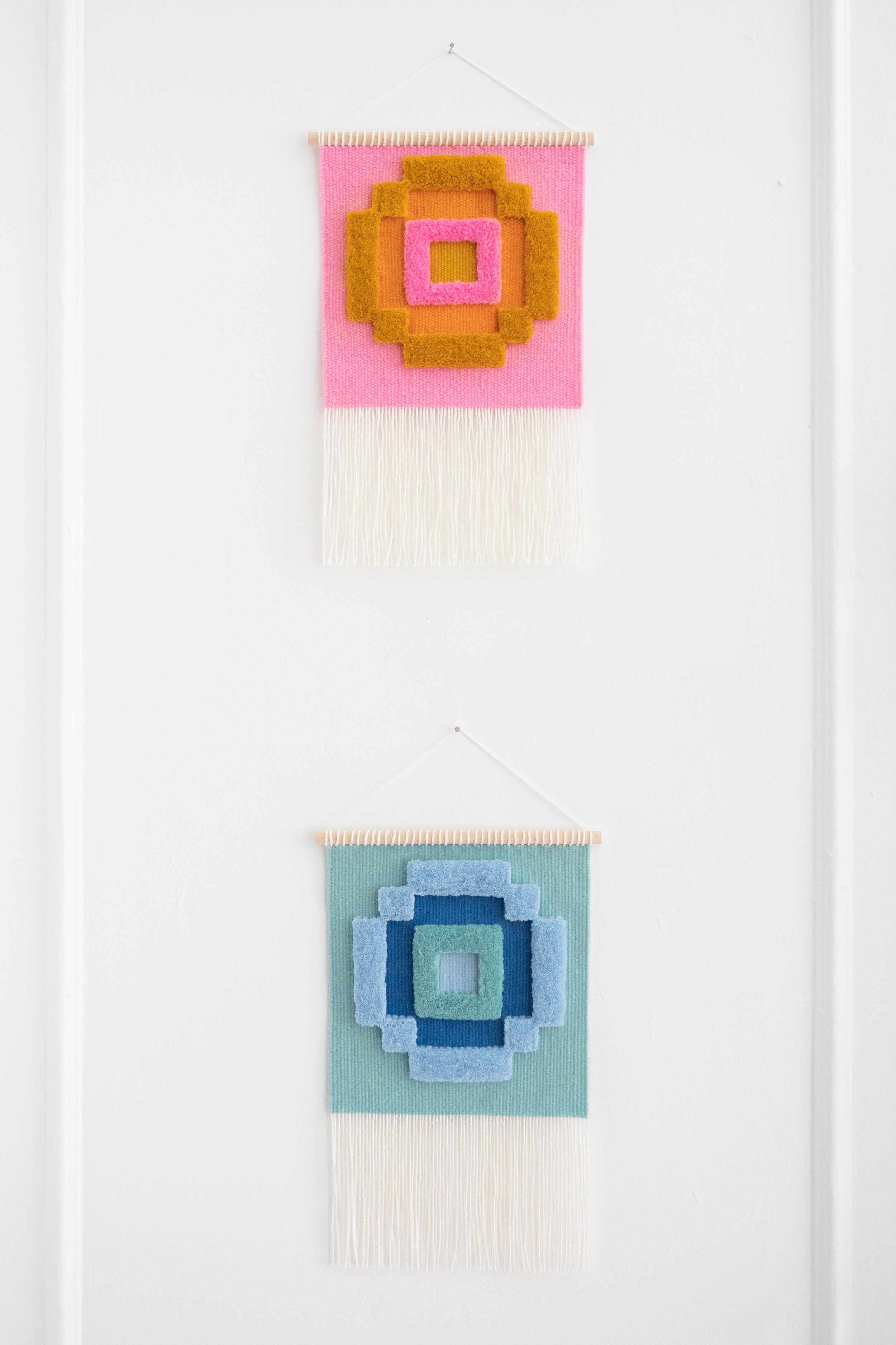 MAZE: pink & yellow